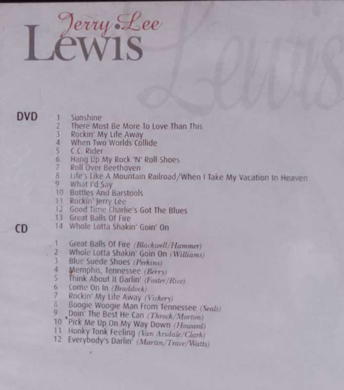 Jerry Lee Lewis. DVD & CD.