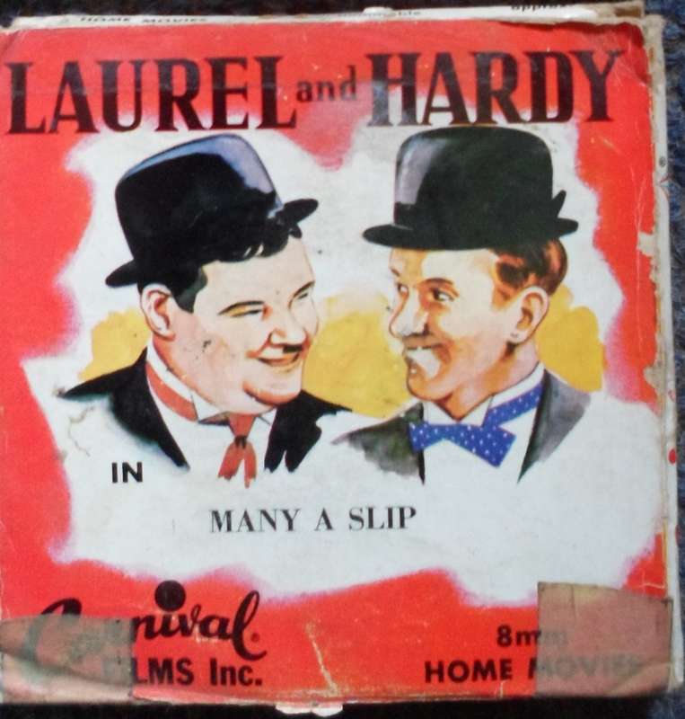 Laurel and Hardy. 8mm Home Movie. Carnaval Films. RARE.