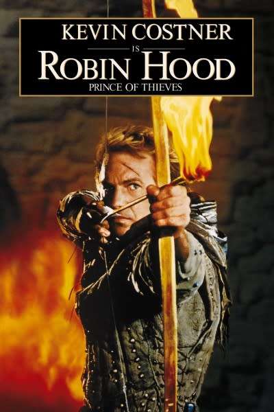 DVD. Robin Hood. Prince of Thieves. Kevin Costner.