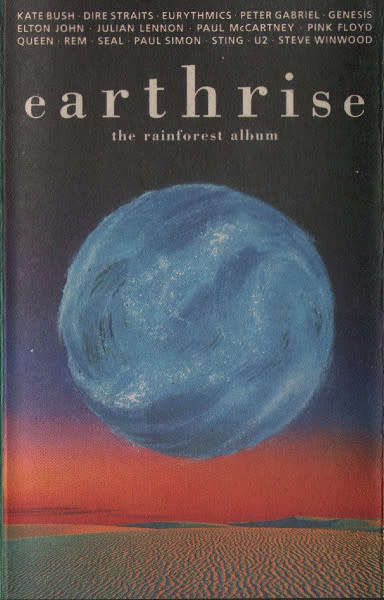 earthrise. The Rainforest Album. Various Artists. Cassette.