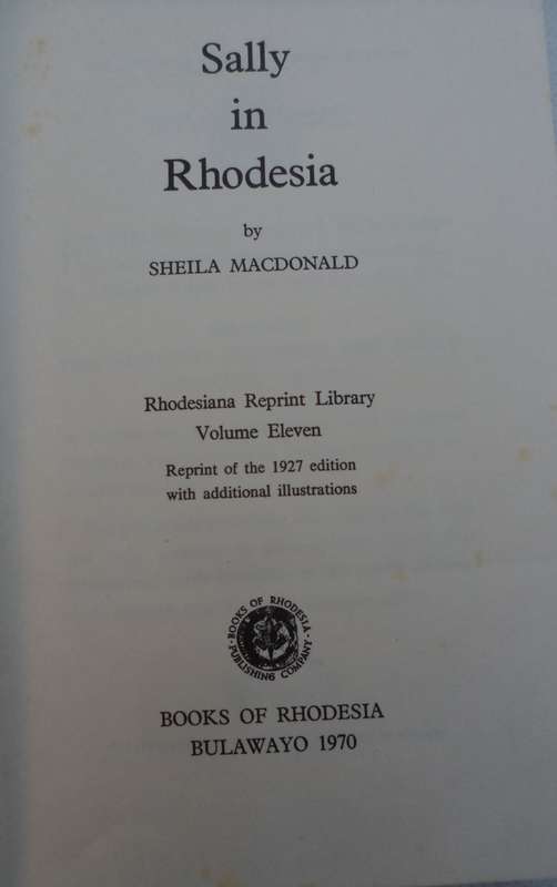 Sally in Rhodesia - Sheila MacDonald.