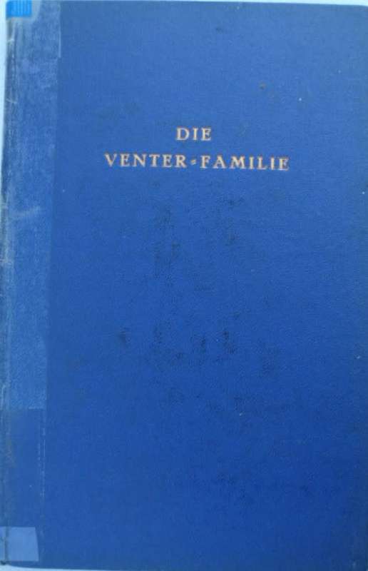 Die Venter-Familie - Douw Gerbrand Venter. Genealogie.