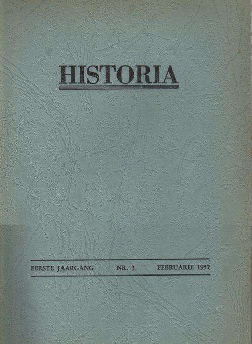 Historia Vol 1, nr 3. Februarie 1957.