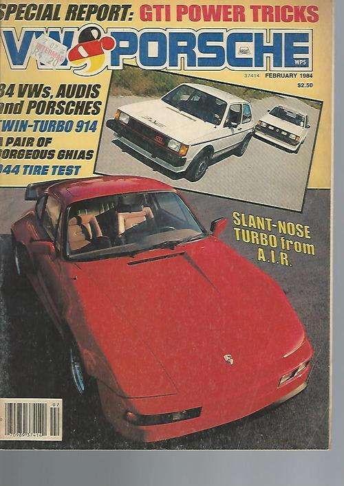VW & Porsche Feb 1984, import.