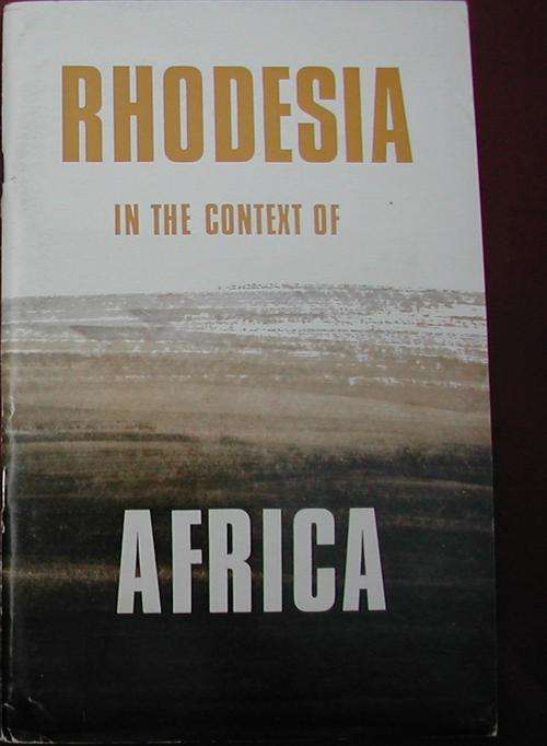 Rhodesia in the Context of Africa.