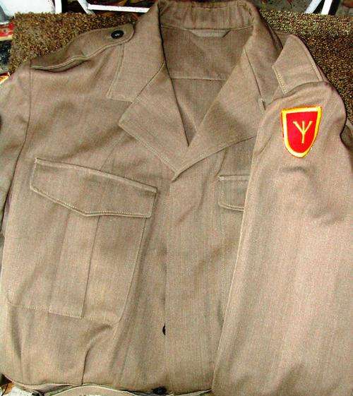 SADF/SAW  Bunny Jacket 1968. PRICE REDUCED. (Iscor Insignia?)