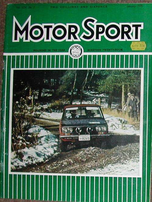Motorsport January 1970.