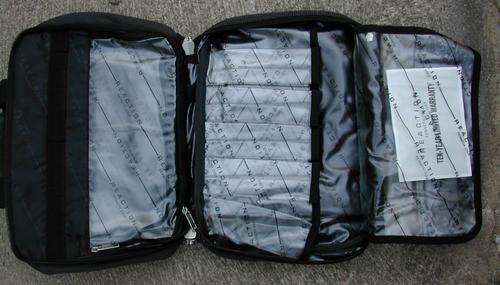 Toiletry bag.