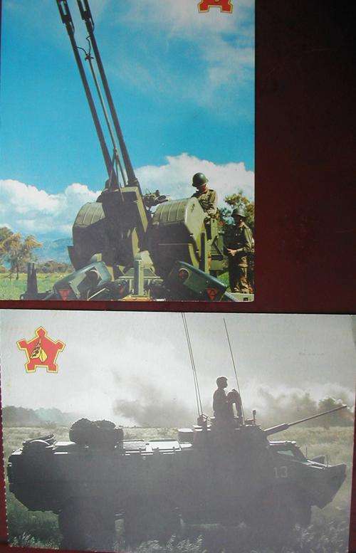 2 Weermag poskaarte (SADF). Bosoorlog.