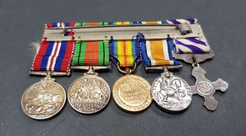WWI/WWII DFC combination Miniature group