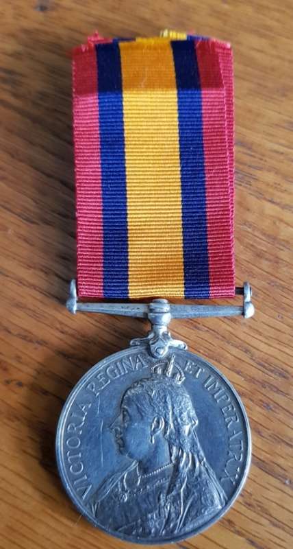 QSA to Pte. Major Beamish, Burghersdorp Town Guard