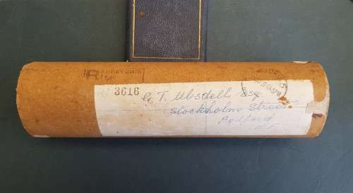 Original WWI Death Scroll and related documents