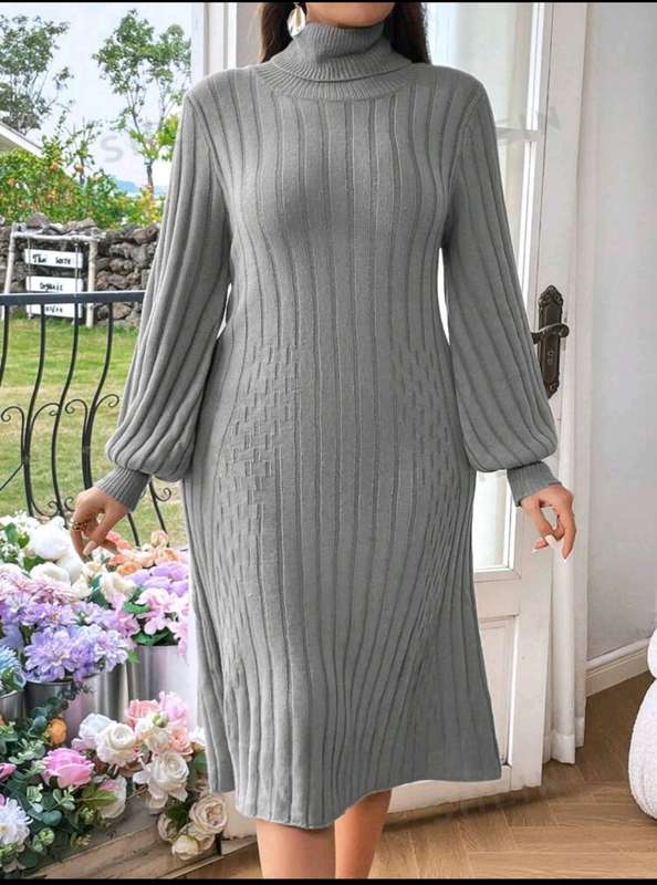 Winter Plus Size Knit Dress Size 3XL (22)