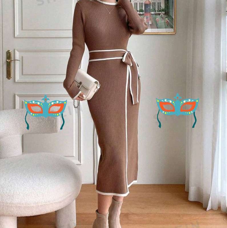 Elegant Sweater Dress   Size L