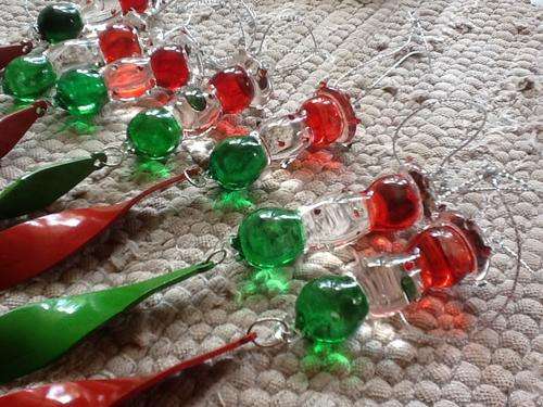 BEAUTIFUL GLASS AND METAL XMAS DECOR