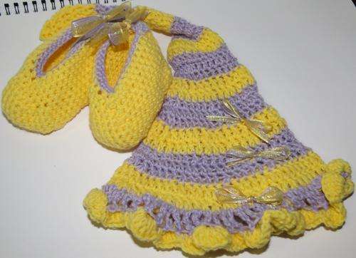 Pixie Tales beanie and Matching silppers...