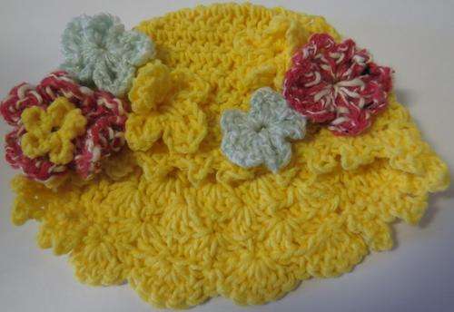 Flowery Sun Cap...