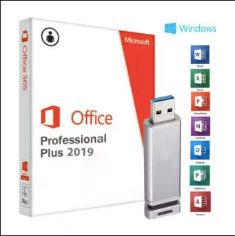 Office 2019 Professional Plus on USB - Shipping included - Genuine Lifetime License