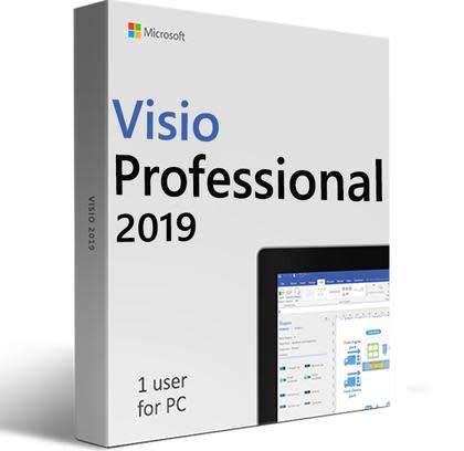 Microsoft Visio 2019 Professional | 32bit/64bit | Full Retail - FPP | ESD
