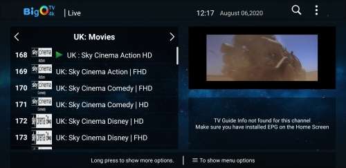 IPTV Pro | 2500+ movies | 6000+ live channels | 1 day, 1, 3, 6 and 12 months subscriptions