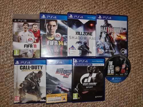 PS4 500gb + 2 WIRELESS REMOTES + 1TB EXTERNAL + 8 GAMES   |   MaKe An OfFeR