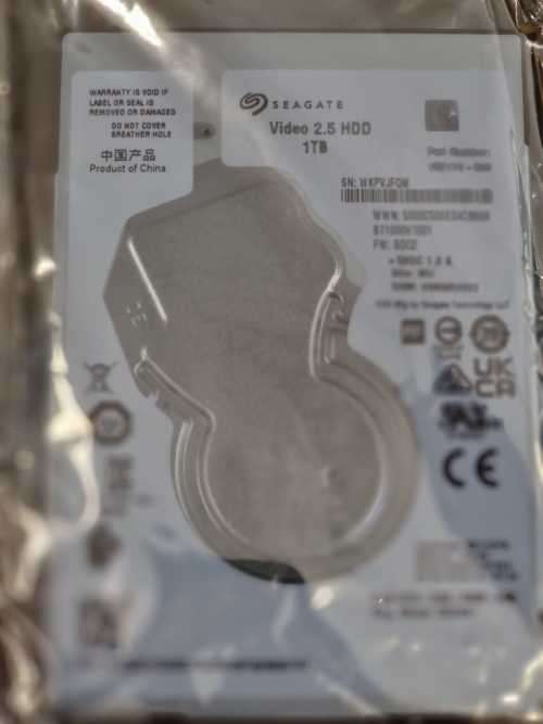 Brand New Seagate 1TB 2.5 HDD - Shipping included