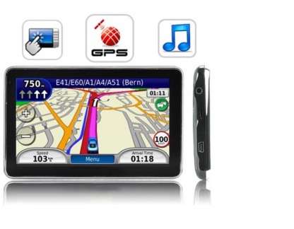 GPS - 5" LCD with bult in MP3/flash player, JPG/Gif viewer, E-book reader - South Africa Map