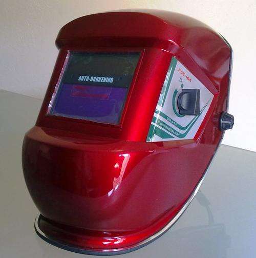 Red Adjustable Welding Helmet
