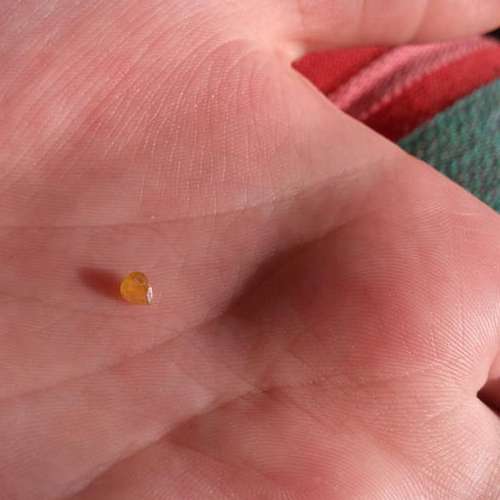 0.15ct Orange diamond
