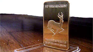 Im Selling a nice comemorative Kruger Bullion, Gold Plated.