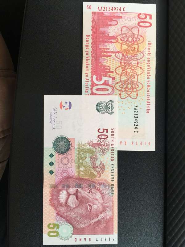 Gill Marcus R50 1st issue AA - Unc