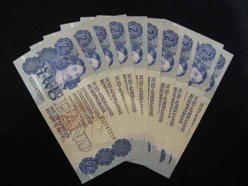 R2 notes.Gerhard de Kock 3rd Issue. Brand new Uncirculated. From Reserve Bank to you. Must see!!