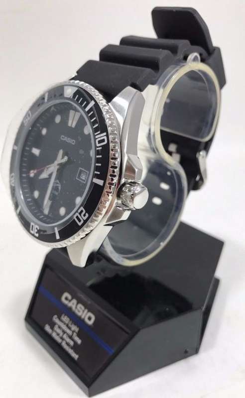 Casio Men's MDV106-1A Rotating Bezel Black Resin Band Diving Watch