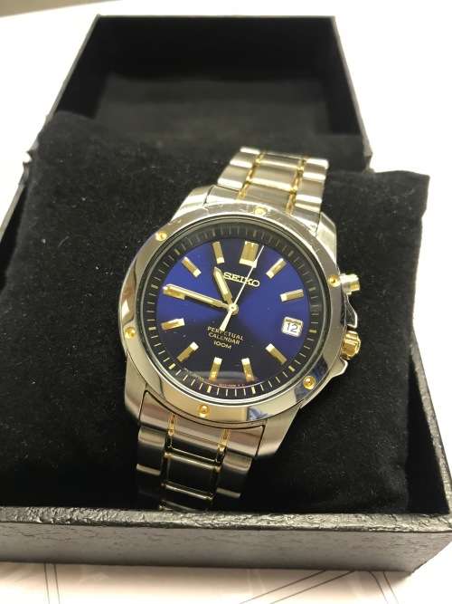 Seiko Men's Perpetual Timepiece 6a32-0080