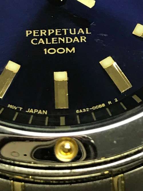 Seiko Men's Perpetual Timepiece 6a32-0080