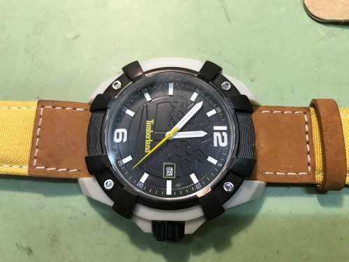 Timberland XL Mens Wrist Band Watch Model series TBL13326J Nylon 10ATM