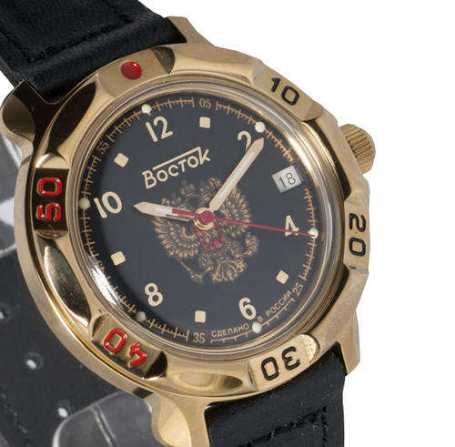 Russia Vostok KOMANDIRSKIE Military Mechanical Watch / USSR Moscow / #819770