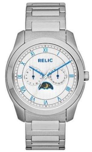 Relic by Fossil Harris Moon Phase Stainless Steel Mens Watch ZR15708
