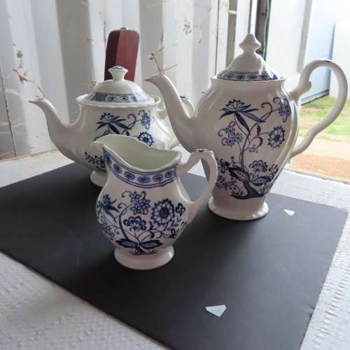 Vintage Blue Nordic Dinner Set by Meakin, J & G