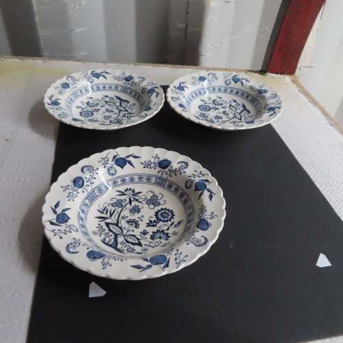Vintage Blue Nordic Dinner Set by Meakin, J & G