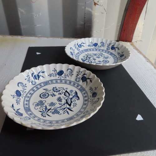 Vintage Blue Nordic Dinner Set by Meakin, J & G