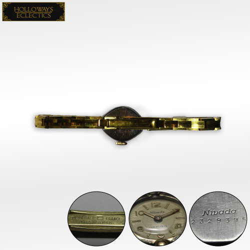 18cts Gold Plated Ladies Watch