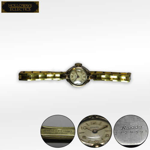 18cts Gold Plated Ladies Watch