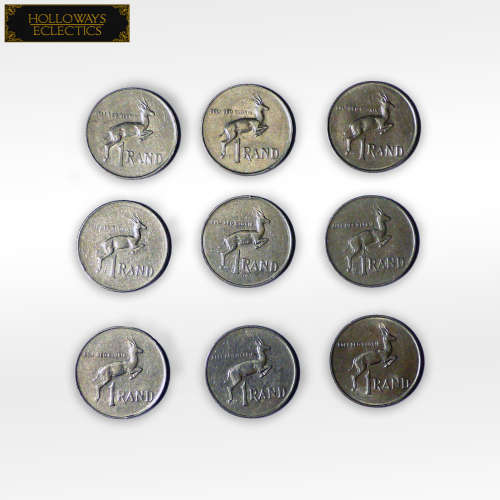 Old R1 50 Cent 20 Cent 10 Cent And 5 Cent South African Coins