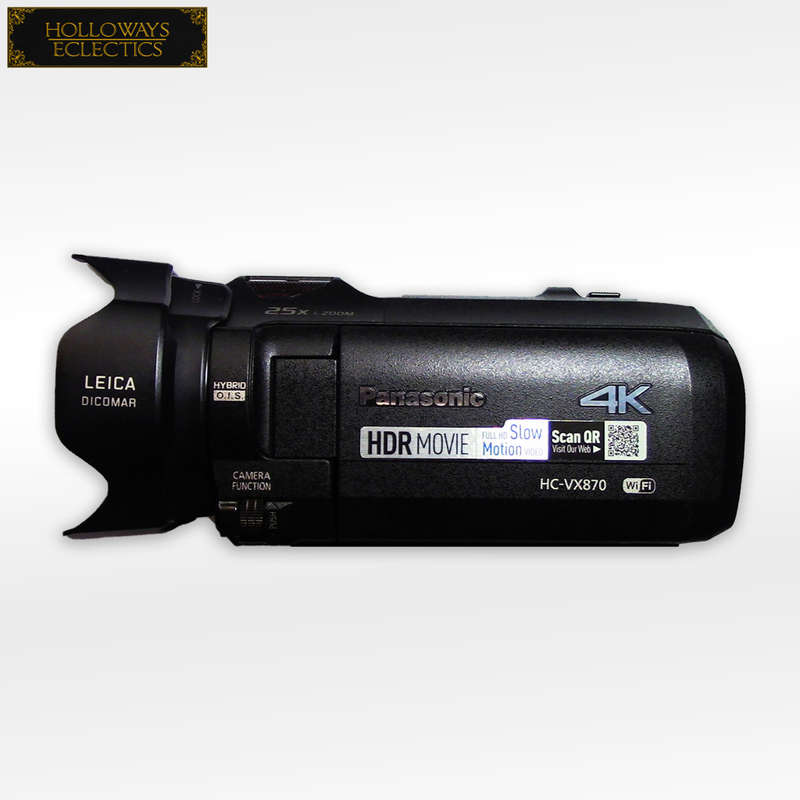 Panasonic HC VX870 4K Camcorder Camera With Extras
