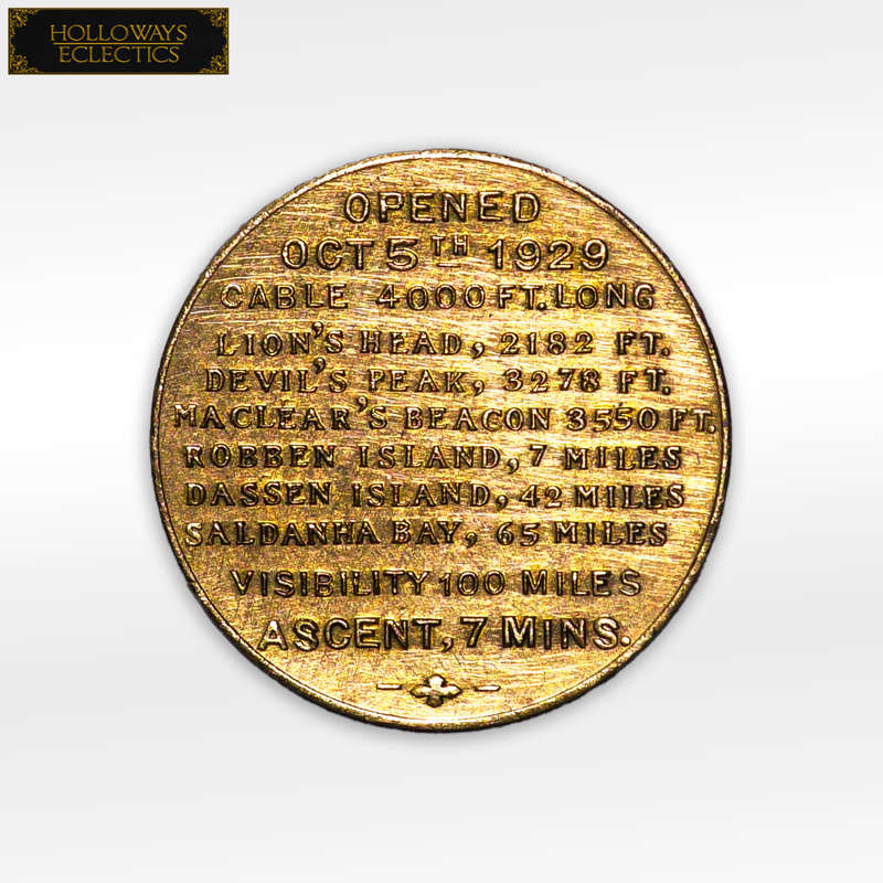 Rare 1929 Table Mountain Souvenir Coin