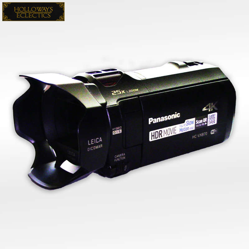Panasonic HC VX870 4K Camcorder Camera With Extras