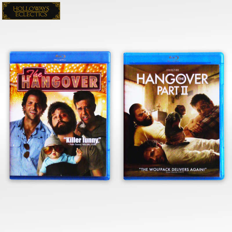 Blu Ray DVD The Hangover Parts 1 And 2