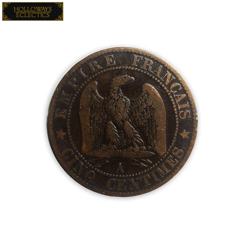 1856 Cinq Centimes Coin