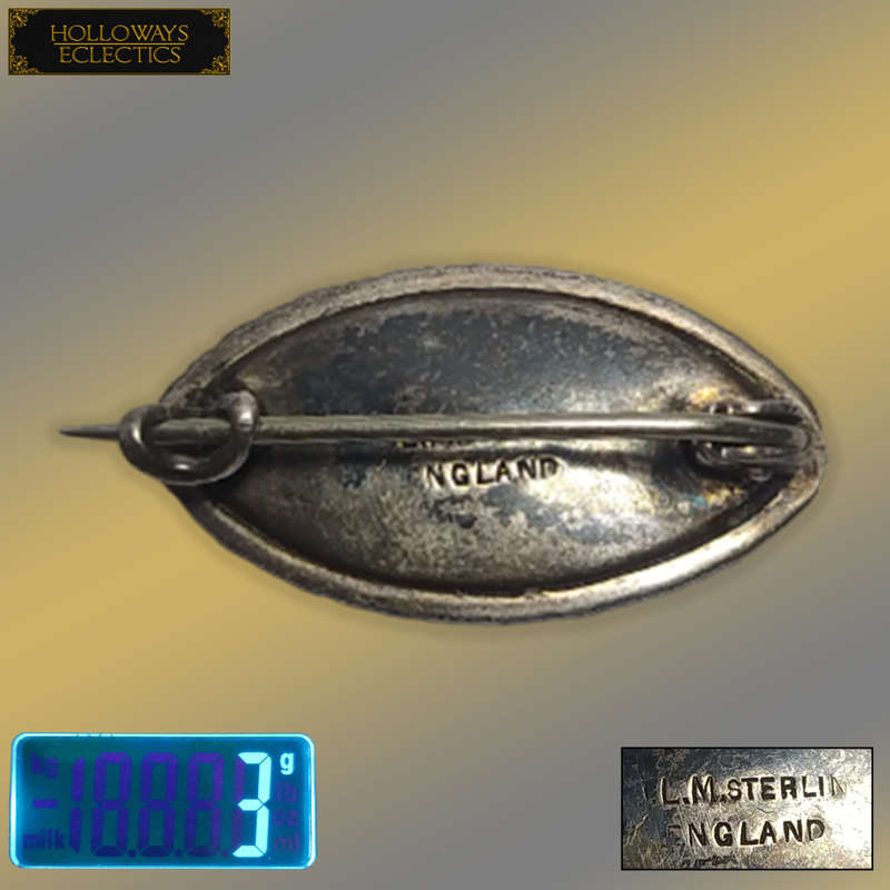 Thomas L Mott Sterling Morph Butterfly Wing Pin